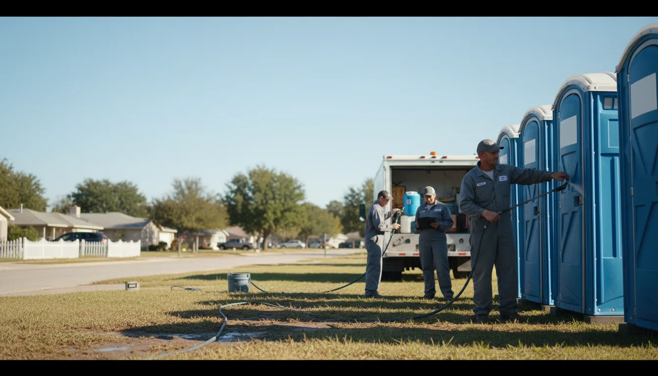 Long-Term Portable Toilet Rental in Woodway, TX near me